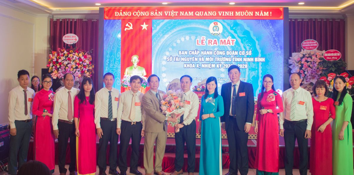 Đại hội Đại biểu Công đoàn cơ sở Sở Tài nguyên và Môi trường tỉnh Ninh Bình lần thứ X, nhiệm kỳ 2023 - 2028
