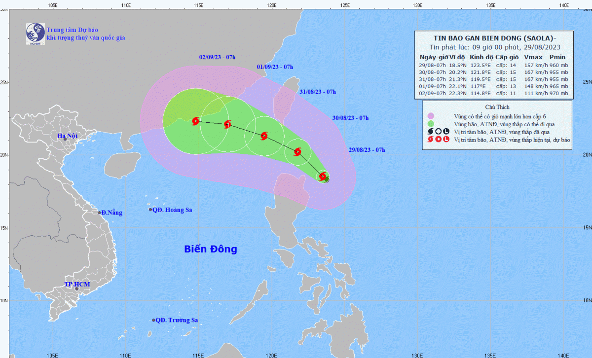 Các tỉnh, thành phố ven biển từ Quảng Ninh đến Hà Tĩnh chủ động ứng phó với bão SAOLA